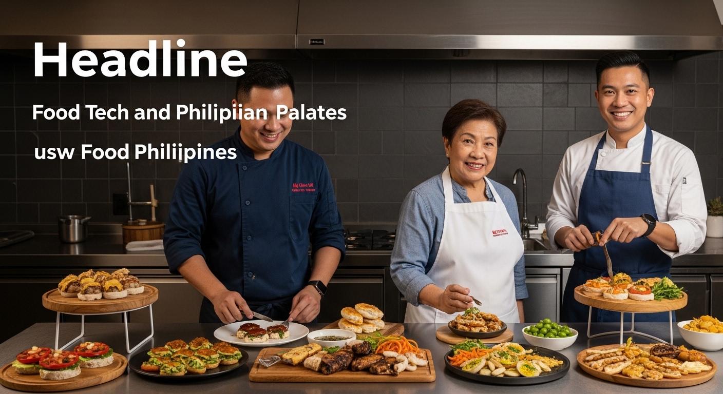 Filipino street market with digital ordering interface on a smartphone
