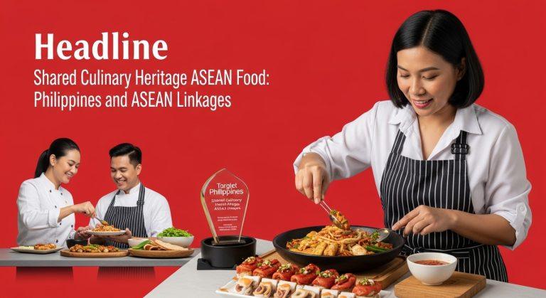 Collage of Filipino and Southeast Asian dishes highlighting shared flavors and regional culinary heritage.